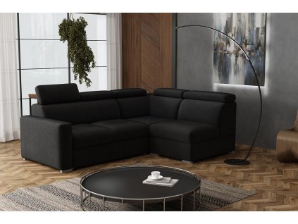 Sedací souprava Petrit VII pravá Kronos černá