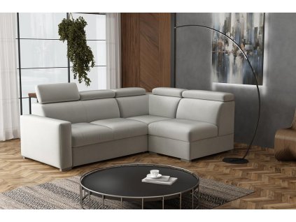 Sedací souprava Petrit VII pravá Paros světle šedá