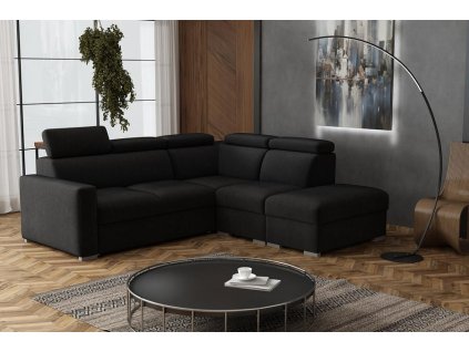 Sedací souprava Petrit IX pravá Kronos černá