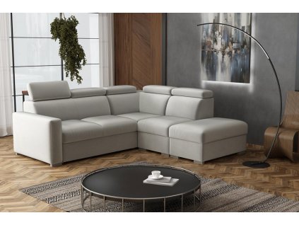 Sedací souprava Petrit IX pravá Paros světle šedá