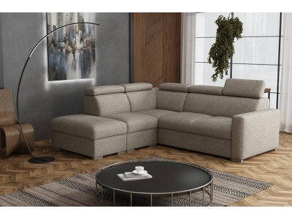 Sedací souprava Petrit IX levá Aragon hnědošedá