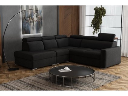 Sedací souprava Petrit VIII levá Kronos černá