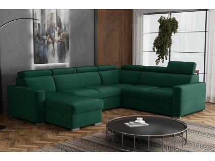 Sedací souprava Petrit U levá Kronos zelená