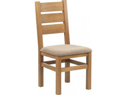 Židle PRESLAW (Odstín odstín dub, Sedák lux 5 šedá)
