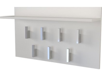 Nástěnný věšák Modis 2F bílá