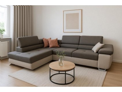 Sedací souprava Dolly L šedá Neve