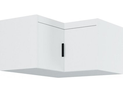 Nástavec na rohovou skříň Enja 2D bílá