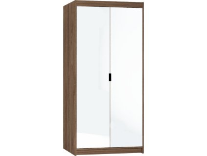 Skříň Enja 2D/2 zrcadla dub lefkas