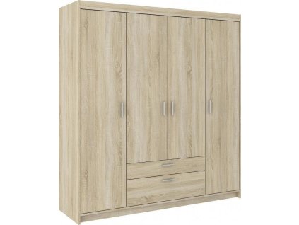 Skříň Enja 4D2S dub sonoma