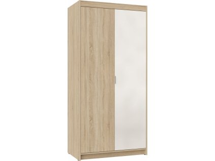 Skříň Enja 2D/1 zrcadlo dub sonoma