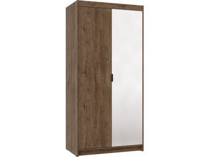 Skříň Enja 2D/1 zrcadlo dub lefkas