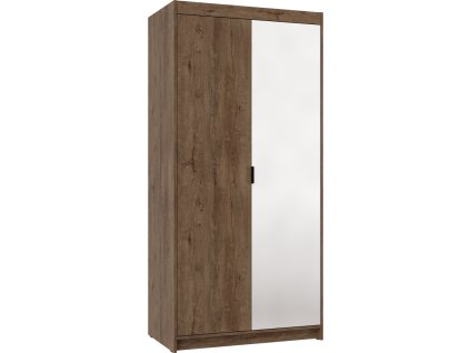 Skříň Enja 2D/1 zrcadlo dub lefkas