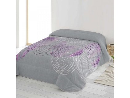 Přikrývka z mikrovlákna s potiskem kruhů 200g/m2 (Velikost 220x240 cm)