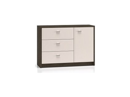 ADARE 05 -komoda 3S1D,lamino DUB WINDMILL TMAVÝ/ KAŠMÍR LESK MDF (ML) (AVANTE 05=2BALÍKY) (K150)NOVINKA