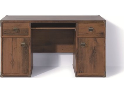 INDIANA II NEW - Psací stůl JBIU 2D2S/140 , lamino dub sutter (MONTANA 007JBIU 2D2S/140= 4 BALÍKY )(UG) (K150) NOVINKA