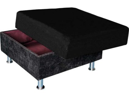 BRADOP Taburet Parma A38 40x40 (POTAHOVÁ LÁTKA ASTON 571)