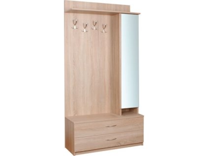 BRADOP Předsíňová stěna D25 (Barevné provedení P - PŘÍRODNÍ)