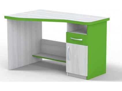 BRADOP Rohový psací stůl CASPER STEVE﻿ 120*74 (Barevné provedení P - PŘÍRODNÍ)