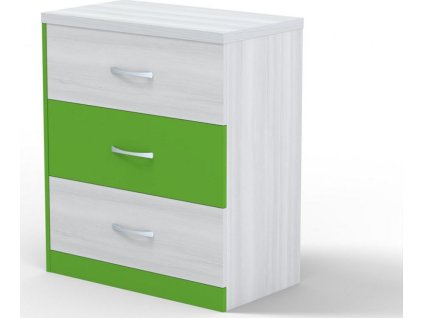 BRADOP Komoda CASPER C103 (Barevné provedení DBG - DBG-dub bordeaux/šedá grafit)