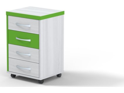 BRADOP Kontejner na kolečkách CASPER MONTY (Barevné provedení P - PŘÍRODNÍ)