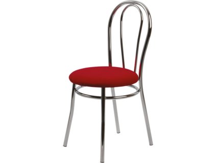 BRADOP Jídelní židle ANTONIE chrom (POTAHOVÁ LÁTKA ASTON 571, Provední židle Chrom)