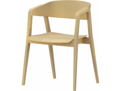Židle celodřevěná MIA stohovatelná (Provedení jídelní židle PŘÍRODNÍ)