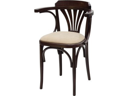 BRADOP Jídelní židle BOŽENKA buk (POTAHOVÁ LÁTKA ASTON 571, Provedení jídelní židle LT - OLŠE TMAVÁ)