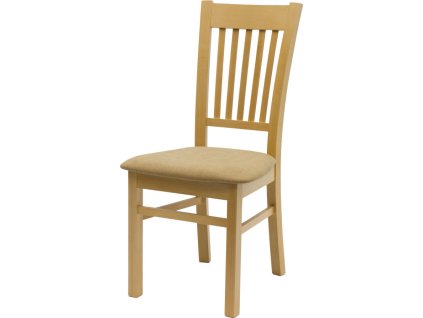 BRADOP Jídelní židle ANETA buk (POTAHOVÁ LÁTKA ASTON 571, Provedení jídelní židle PŘÍRODNÍ)