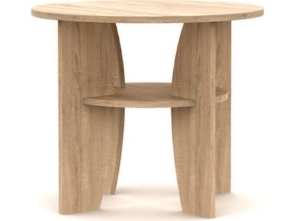 BRADOP Konferenční stůl MARIÁN ø65 (Barevné provedení H - HNĚDÁ)