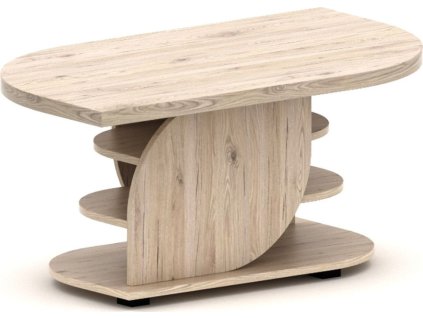 BRADOP Konferenční stůl DAN 110x64 (Barevné provedení P - PŘÍRODNÍ)