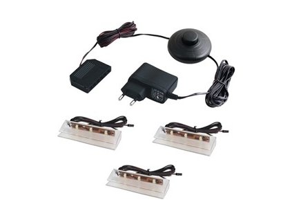 LED 3x KLIP OSVĚTLENÍ DO MUNDO LORV 03,05 /Bernadet 01Wl/P- (LED CLIPS- 3 pkt)(W) (K150)