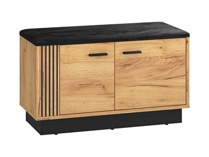 VANESSA TRENDY 03 - botník 2D,lamino dub craft zlatý/ černá (ML) (Vasco03=1BALÍK) (K150) NOVINKA