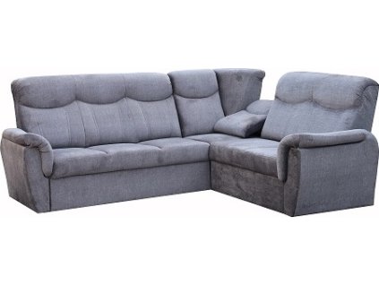 PALERMO Levá roh.sedačka látka GRAFITOVÁ Vogue 16 (FE) kolekce - "E" (K250-Z) NOVÁ LÁTKA