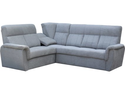 MODENA MINI PRAVÁ - sed. souprava, látka SVĚTLE ŠEDÁ Aragon 83  (FE) - kolekce "E" (K250)NOVÁ LÁTKA