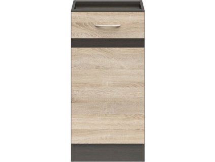 JUNONA D1D/40/82 L BBL wenge/dveře dub sonoma ( BEZ PRAC. DESKY )   / 3BAL/