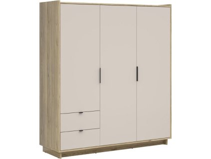 DALVA SZF3D2S - skříň DUB MAUVELLA/uni KASHMIR (6 balíků) = NOVINKA