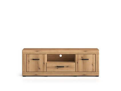 DAKAR 06 - RTV stolek 2D1S,lamino Dub pobřežní/dveře a lišty MDF (ML) (DORA06=2BALÍKY) (K150-E) NOVINKA