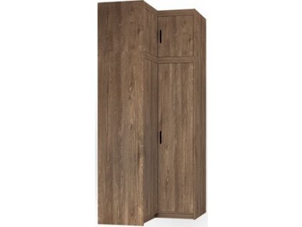 EVERLY 2DN ROHOVÁ - skříň S NÁDSTAVCEM - Dub lefkas (ELENA NARDL02+NAEL NARDL02) "LP" (K150-Z)