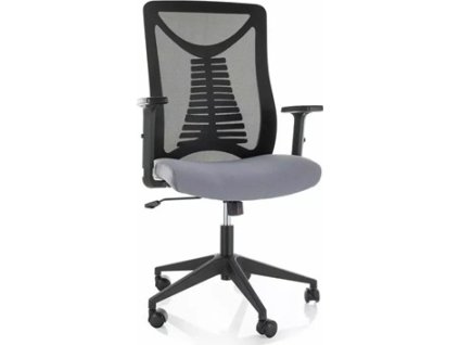 QUADRO 330R - kancelářská židle ČERNÁ/ŠEDÁ , síťka/látka - (OBRQ330RCSZ 1 balík) (S) (K150)NOVINKA