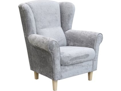 KLIPOS (CLIP) - křeslo látka šedá PH09/ nožky dub sonoma, kolekce "FN" (K250) NOVÁ LÁTKA