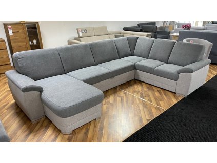 BORNEO (BARELLO) OSBL-3F-R-2SBP- Pravá -sedací souprava korpus Misterio 80 sv. šedá / sedák, opěrák Misterio 90 tm.šedá - kolekce (ST) - "STA" (K250) NOVÁ LÁTKA