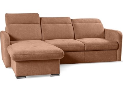 EMPIRIO- UNI - sedací souprava - látka teracotta STORM 54,bílé prošití -(EMILY) kolekce "MP" ***POSLEDNÍ KUSY