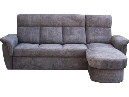 MODENA 3R+OtomansÚP - sedací souprava ARAGON 97-GRAFITOVÁ- kolekce "E" (K250)NOVÁ AKČNÍ LÁTKA