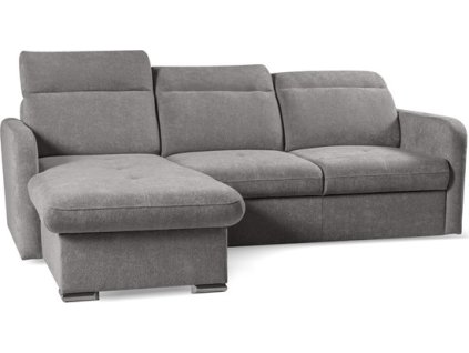 EMPIRIO- UNI - sedací souprava - látka tmavě šedá STORM 97,bílé prošití -(EMILY) kolekce "MP" ***POSLEDNÍ KUSY