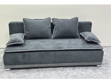 MONA (MONET) - pohovka látka tmavě šedá Alfa 16 /lem Alfa 13 sv.šedá(FI) - kolekce "F" (K250)NOVÁ LÁTKA