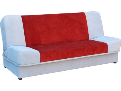 ALASKA pohovka látka RUN AGAIN 80 sv.šedá/ RUN AGAIN 55 cihlová STŘED (FE) - kolekce"E" (K250) NOVÁ LÁTKA