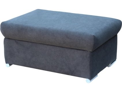 BORGO - samostatný TABURET , látka celý CURIO 97 tmavě šedá kolekce "E" (FE) (K250-Z) NOVÁ LÁTKA