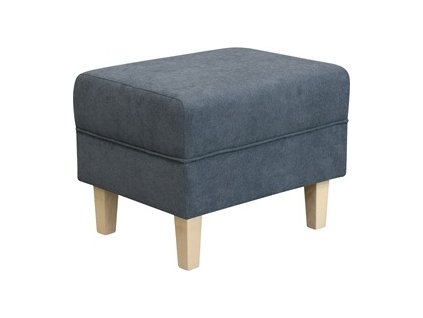 KLIPOS (CLIP) POUZE TABURET látka tm.šedá AS 18/ nohy dub sonoma (bardolino), kolekce "FN" (K250-Z)