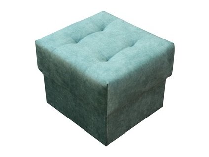 ALASKA NEW taburet 46x36x46 - látka NOEL 09 - Zelená (K250) NOVINKA