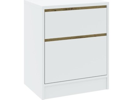 basit szafka nocna 2s biala artisan listwa 400mm 1 1